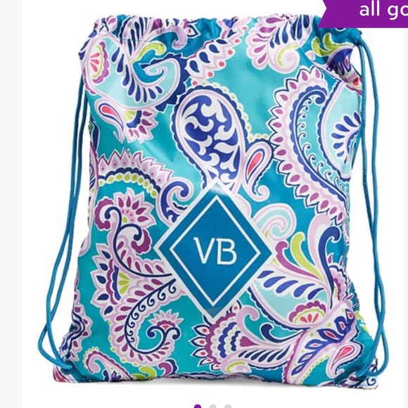 🆕 Vera Bradley Drawstring Backsack